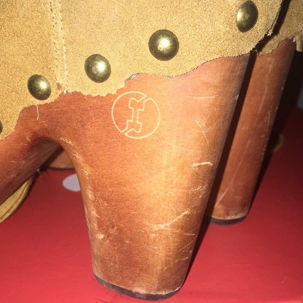 Women’s chunky heel shoes - Picture 6 of 6